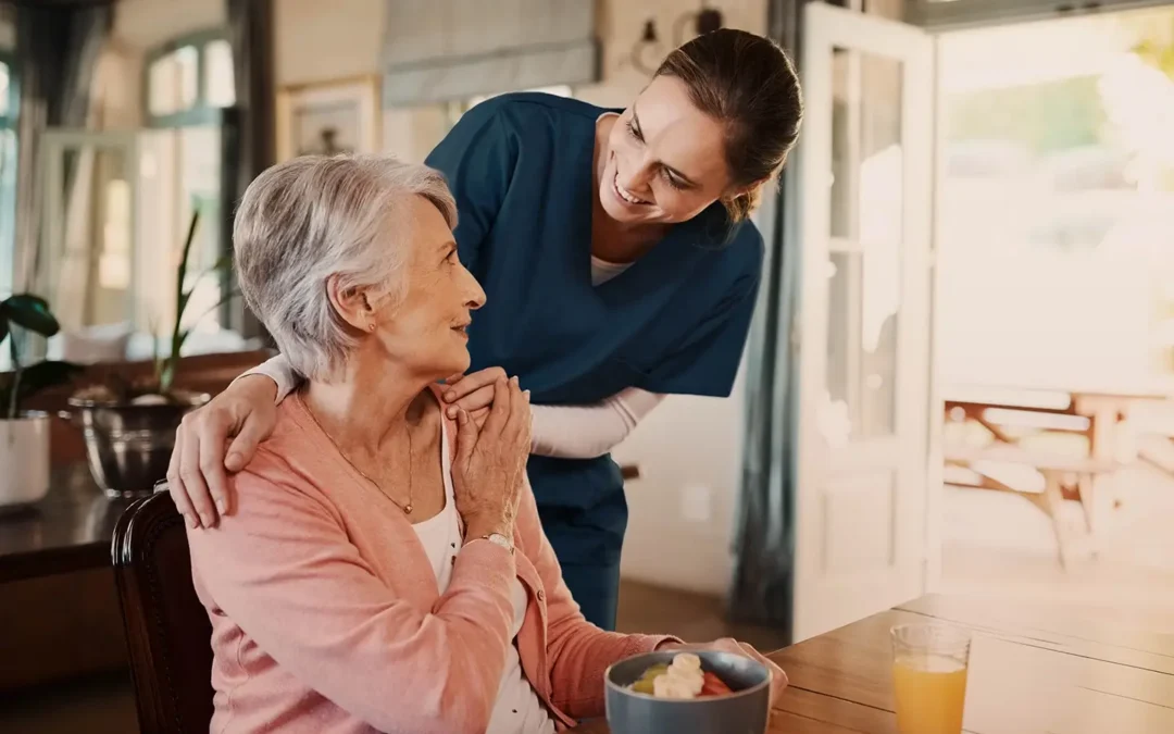 nurse with patient